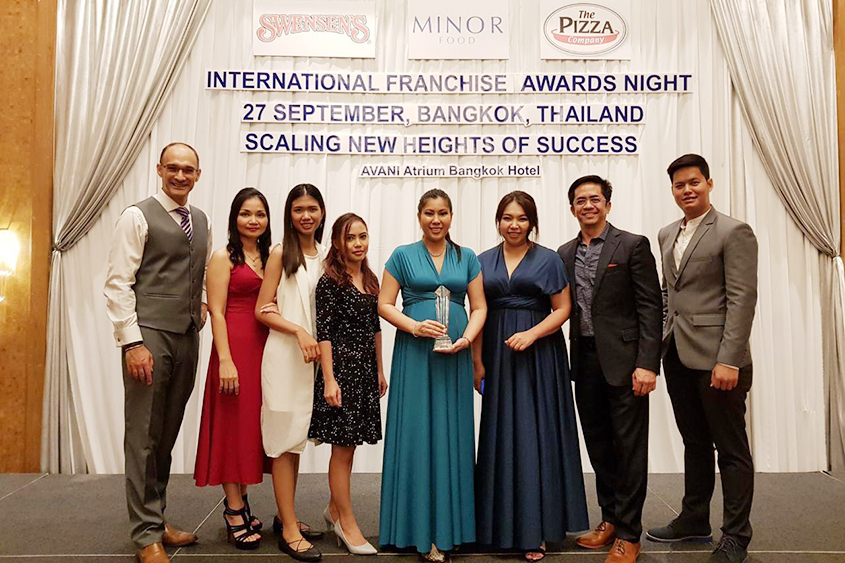 EFG Laos awarded Best QSC Swensen's