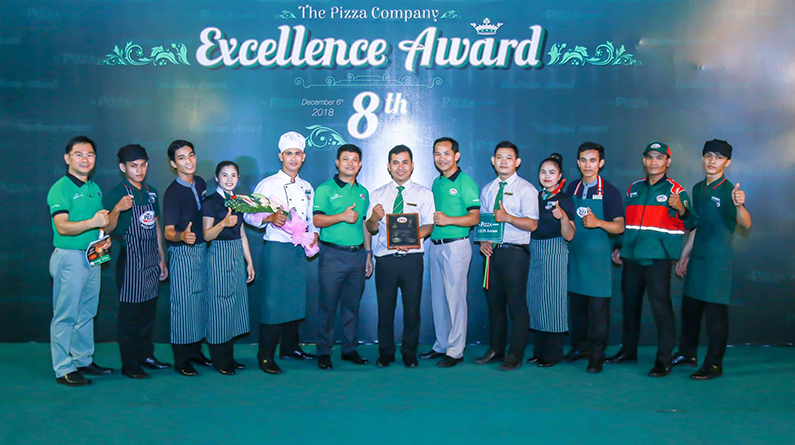 The Pizza Company Cambodia Awards Its Best Branches