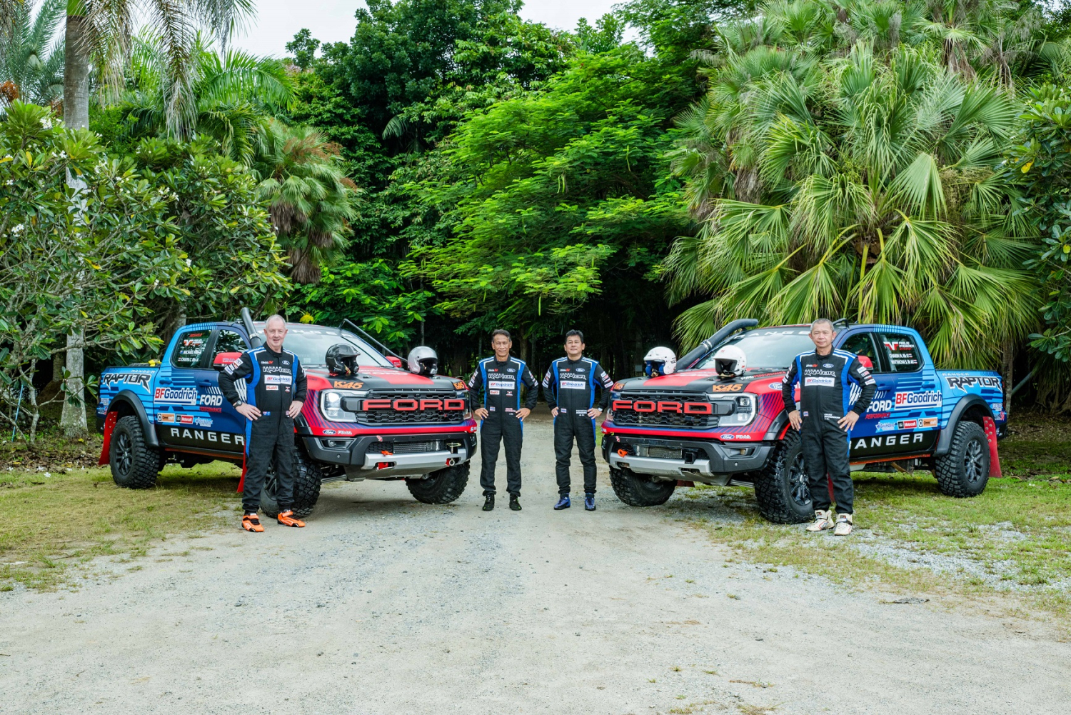 Ford Unleashes Dual Ranger Raptors to Showcase Its High Performance at Asia Cross Country Rally 2024