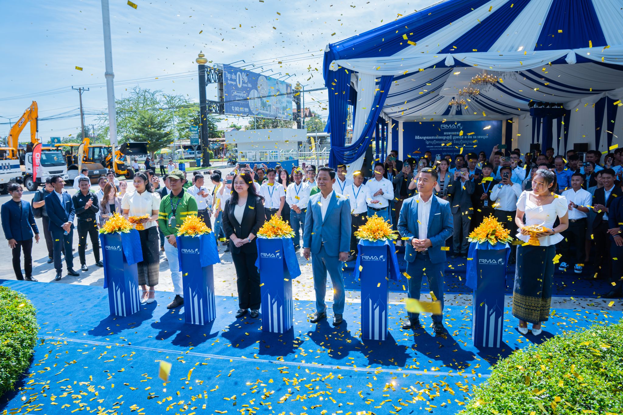 Inaugration of RMA Cambodia New Showroom for Agricultural & Heavy Equipment Division