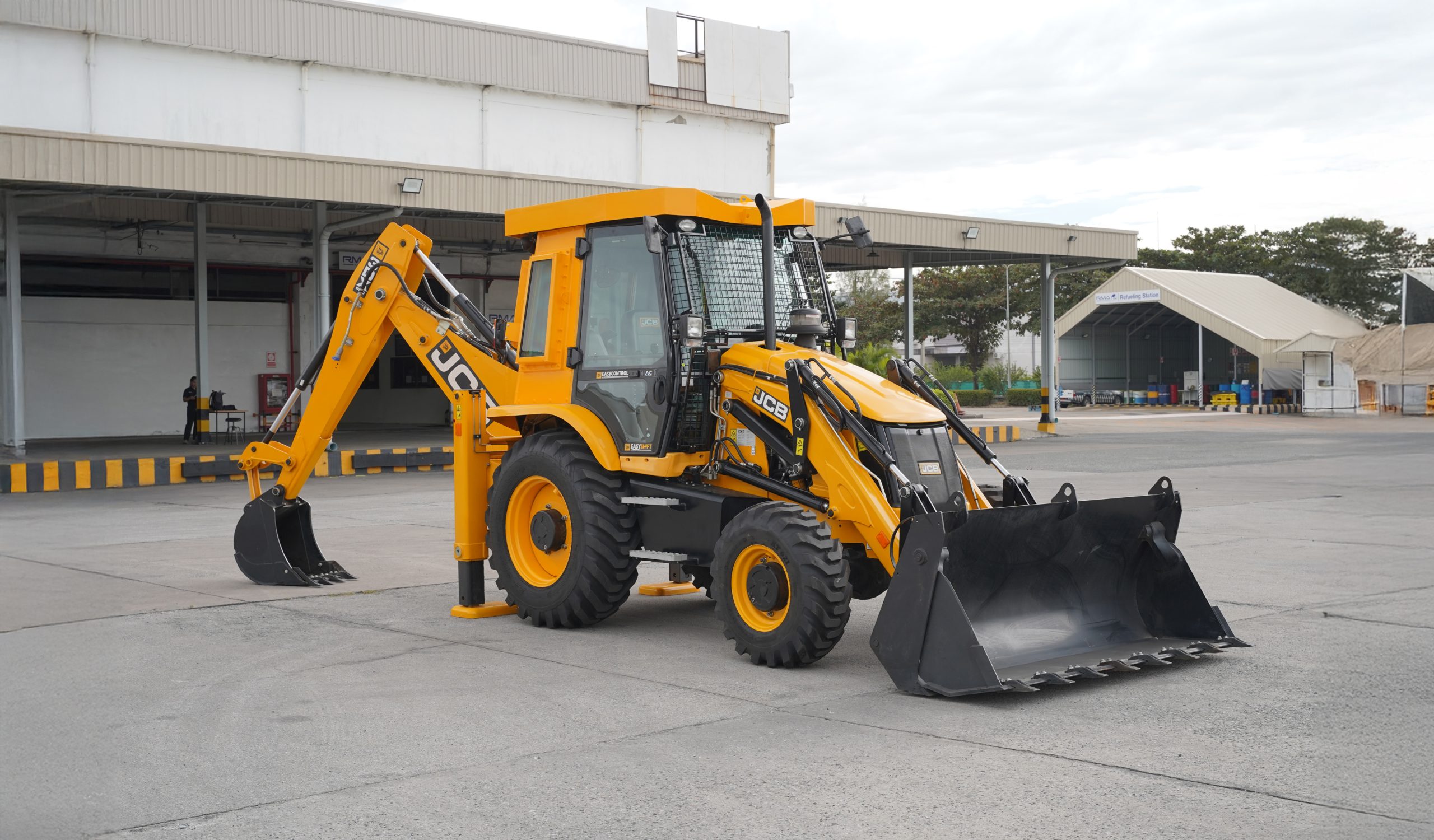 Armored JCB Tractor Loader