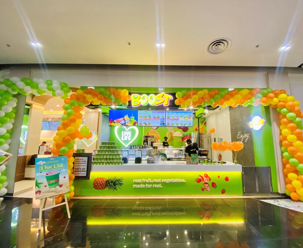 Boost Juice Opens at Lucky Pavilion Mall with Grand Opening Activation